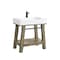 James Martin Vanities Auburn 31.5in Single Sink Console, Weathered Timber 165-V31.5-WTB - alternate 6
